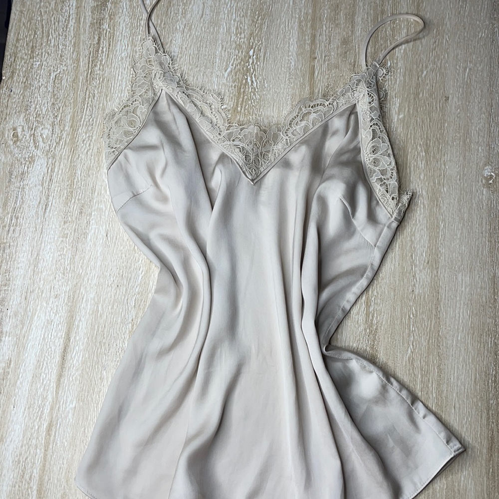Beige tank blouse